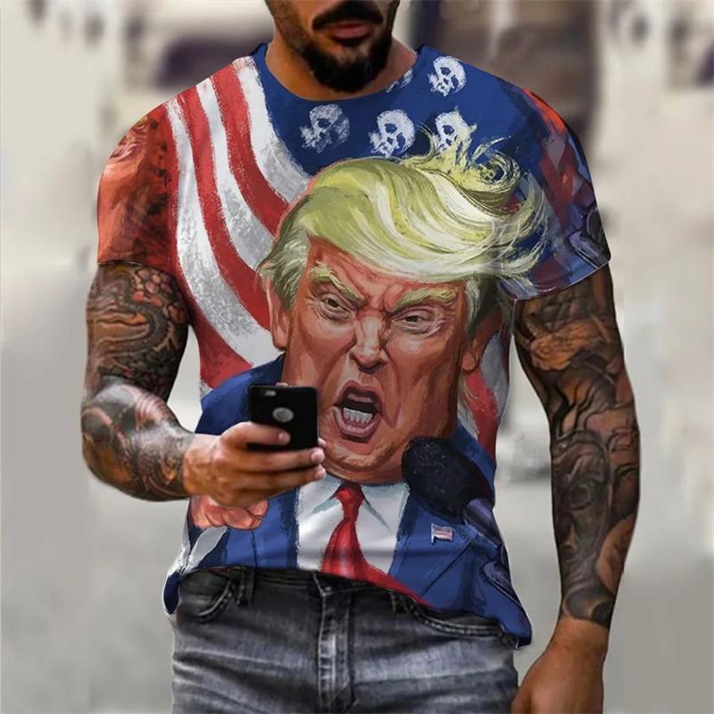 

Summer Harajuku Human Face Printed T Shirt For Men SHOOTING MAKES ME STRONGER Fashion Streetwear Short Sleeves Tee Shirts Tee 6XL