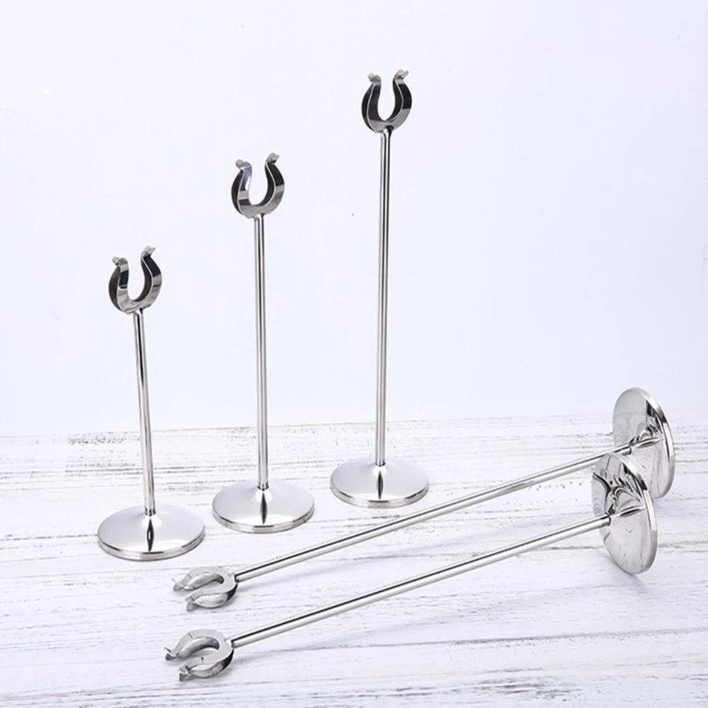 Stable Base Table Number Holder U Shape Name Card Holder Place Card Holder  Table Accessories