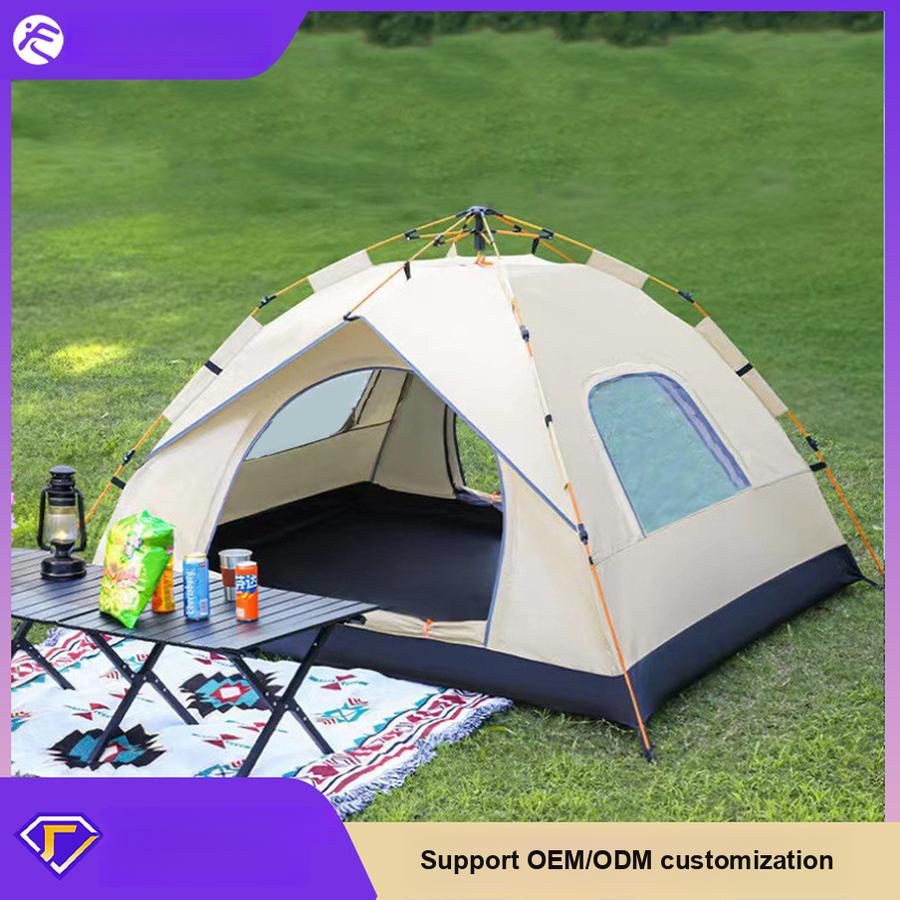 3-4 Person Automatic Tent Outdoor Family Use Sunscreen Insect Repellent Indoor Small House for Adults and Children