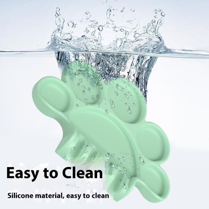 Easy Clean Children's Painting Palette Painting Dish Reusable Silicone Color Mixing Tray Art Tool For Home School Use