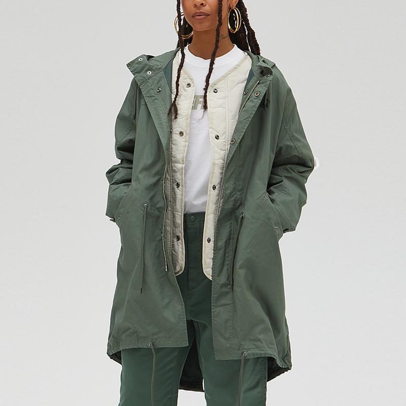UNDEFEATED Coat Unisex Olive Green UI34GWJ01M