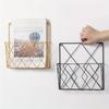 1PCS Metal Wall Mounted Magazines Newspaper Storage Rack for Home Office Books Newspapers Files Folder Display Stand