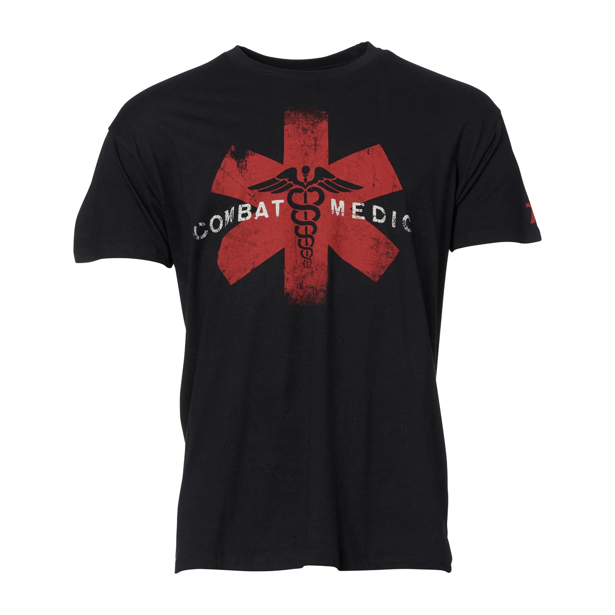 

Combat Medic Caduceus Star of Life TShirt Summer Cotton Short Sleeve ONeck Mens T Shirt New S3XL S