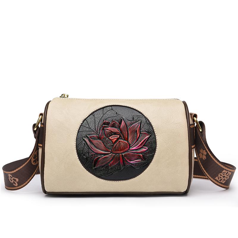 1PC Casual Women's Handbag Soft Leather Women's Crossbody Bag Fashion Printed Women's Crossbody Bag