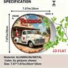 Vintage Texaco Gas Station Metal Poster, Retro Garage Wall Decor