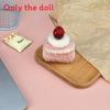 Cake Cute Cherry Burger Three Names Hot Dog Plush Toy Pendant For Bag Decor