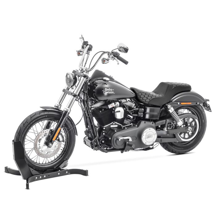 Selle Biplace pour Harley Davidson Dyna Street Bob 06-17 SF8 noir