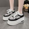 Niche Retro Platform German Training Shoes Popular Dad Shoes Women's 2025 Summer Little White Shoes Heightening Muffin Sports Board Shoes