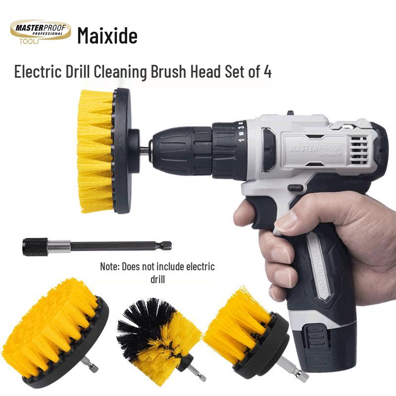 MASTERPROOF Electric Drill Cleaning Brush Set