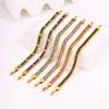 Titanium Steel High-end Sense, Multi-color Light Luxury Zircon Does Not Fade, High-value Color Diamond-encrusted for Girls