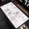 Cute Anime Girl Large Mouse Pad Kawaii Computer Mousepad XXL Rubber Mouse Mat 900x400mm Locking Edge Keyboard Pad Desk Mat