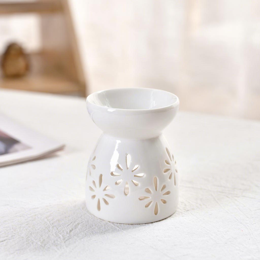 Home Aroma Essential Warmer Aromatic Incense & Candle Holder for Perfume Wax Melt Burners Tealight Holder Ceramic Oil Burner