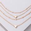 Personalized New Jewelry, Love Geometric Simple Multi-layer Bracelet Necklace Two-piece Combination Women