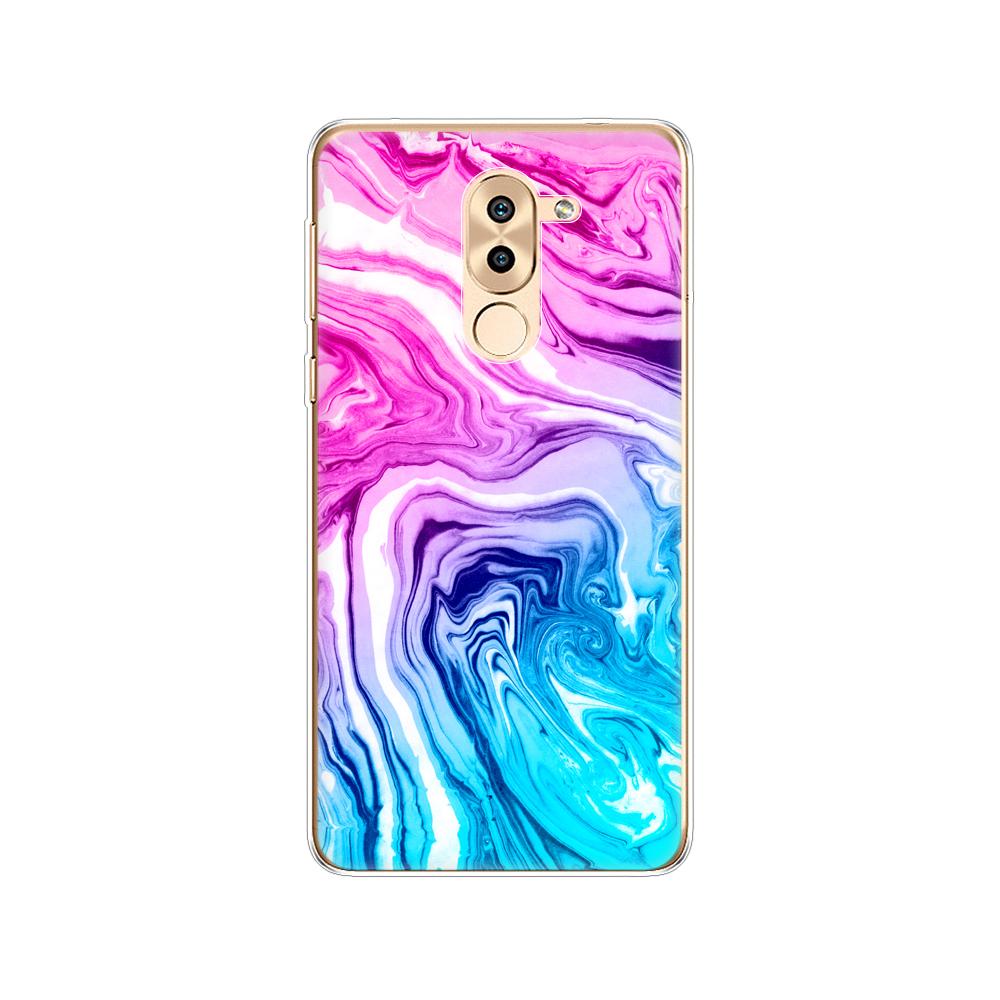 Phone Case for Huawei Honor 6X Soft Tpu Silicon Back Cover 360 Full Honor 6x Covers Protective Printing Transparent Clear Coque