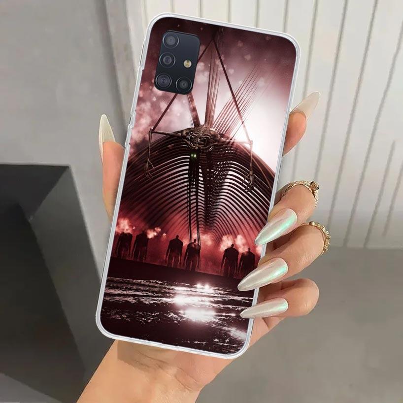 Attack Anime Phone Case for Samsung Galaxy A52 A32 A22 A12 A02S A50S A30S A10S Note 20 Ultra 10 Plus S10 A31 A20 A71 A72 Galaxy