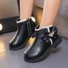 Kids Casual Boots for Girls Bow Lace Solid Color Sewing Cute 2024 Spring Autumn New Children Fashion Short Boots Princess Shoes