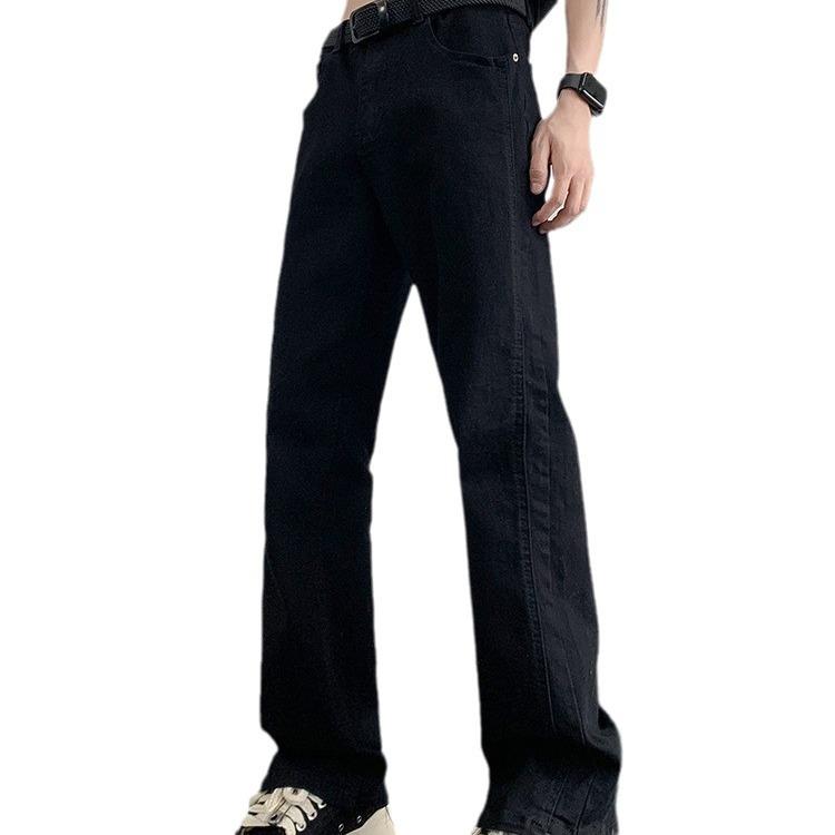 American Retro Jeans Men's Autumn Casual Pants Trendy Brand Boys American High Street Trousers Versatile Straight Pants Trendy