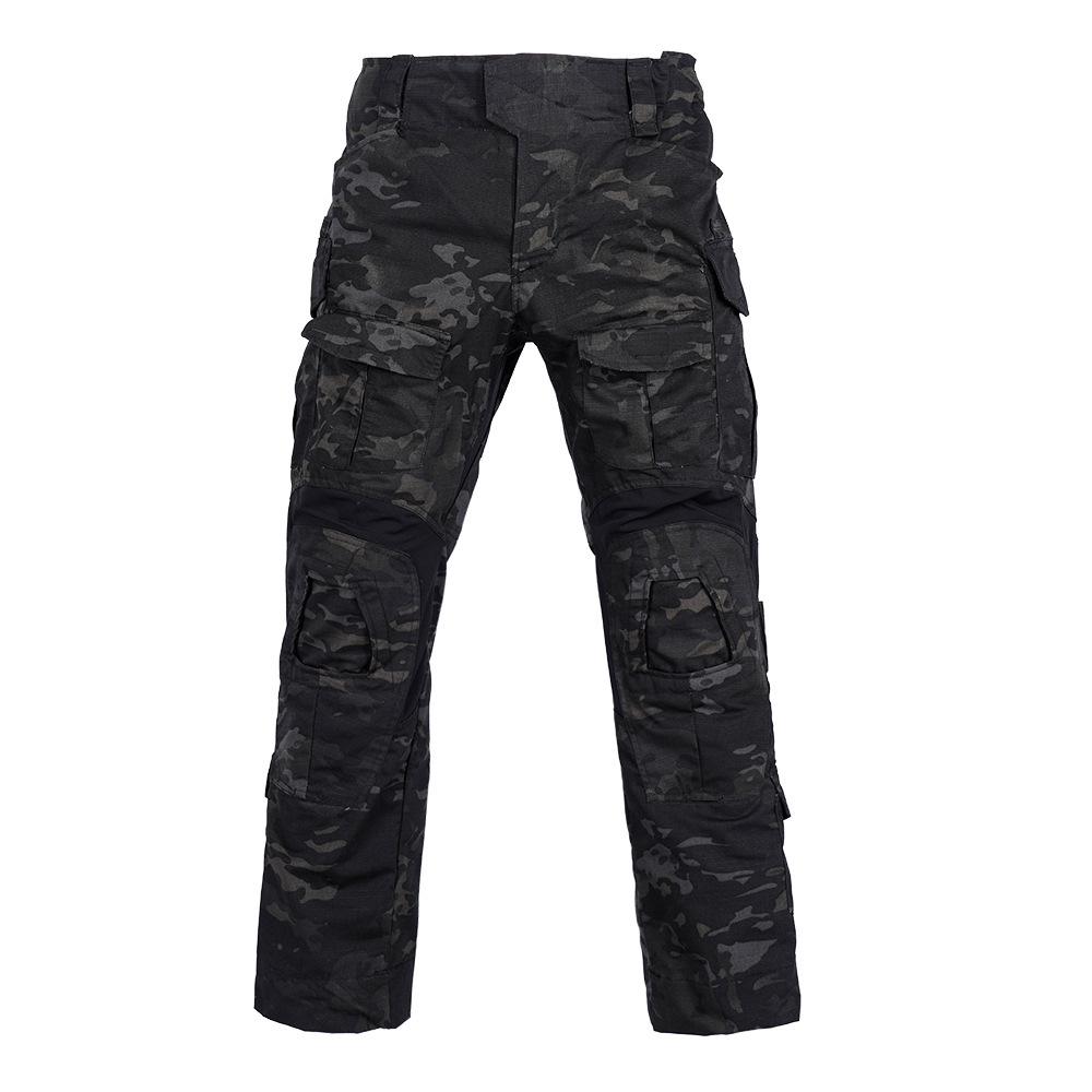 Tactical Men's Outdoor Camouflage Pants: Wear-Resistant, Scratch-Resistant, Multi-Pocket