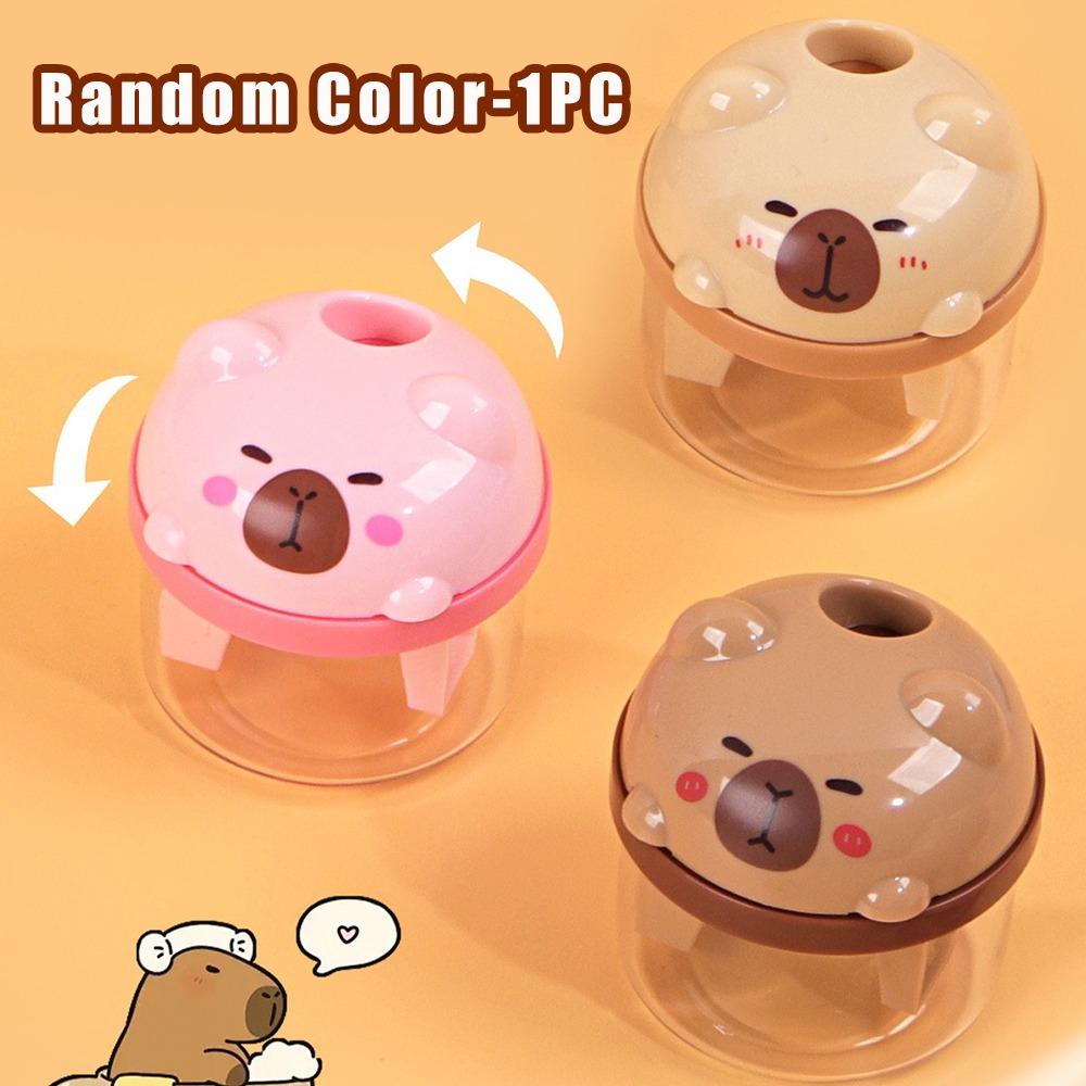 Portable Pencil Sharpening Tool Capybara Shape Pencil Parer Pencil Sharpener  Back To School Gift