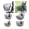 Front Kids Bike Basket Metal Sturdy Convenient Universal, Waterproof, Repair Part, Children Bicycle Basket, Easy Installation