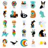 50PCS Colorful Animal Graffiti Stickers, Cute Cartoon Decals for Laptop, Luggage & Decoration