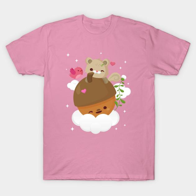 T Shirt Women Acorns Are Love Harajuku Print Kawaii Tshirt Summer Short Sleeve Female T-Shirt Top Tee