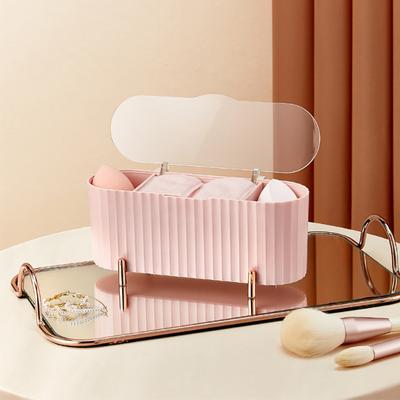 Stolní kosmetika Úložný box Organizér na make-up Prachotěsné šperky Vatové tampony Kosmetický držák na vajíčka Organizér parfémů