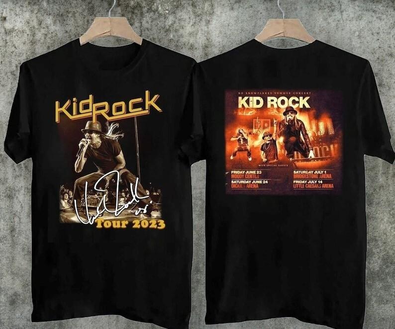Kid Rock World Tour 2023 TShirt Kid Rock Tour US 2023 Shirt Kid Rock TShirt Unisex T-Shirt XXXXL