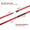 Canna da pesca portatile a 4 sezioni Spinning Casting Canna da pesca alla carpa per spigola Canna da pesca in carbonio alto al 99%.