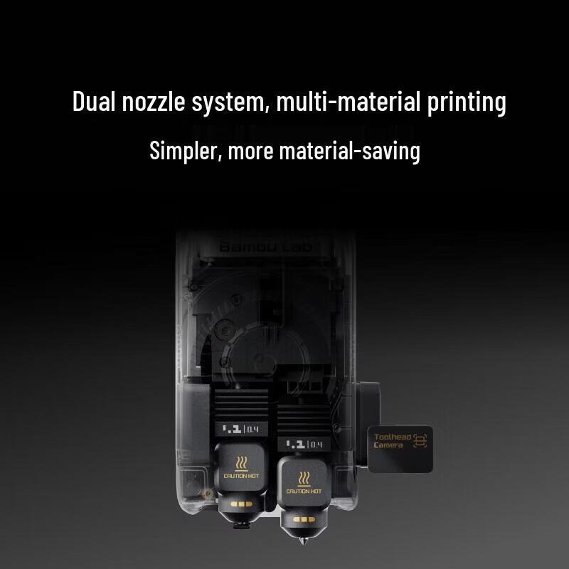 Bambu Lab X2D Multi-Color 3D Printer CN plug (adapter included)