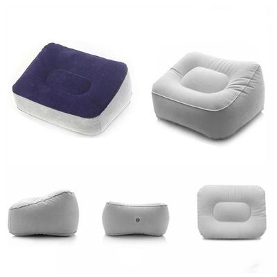30x37cm Inflatable Footrest Cushion Adult Aid Body Positions Support Inflatable Pillow Cushion Travel Rest Pillow Foot Mat