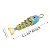 3D Plated Enamel Fish Charms Carp Drip Oil  Fish Bag Pendant Movable Mini Metal Fish  Key Ring
