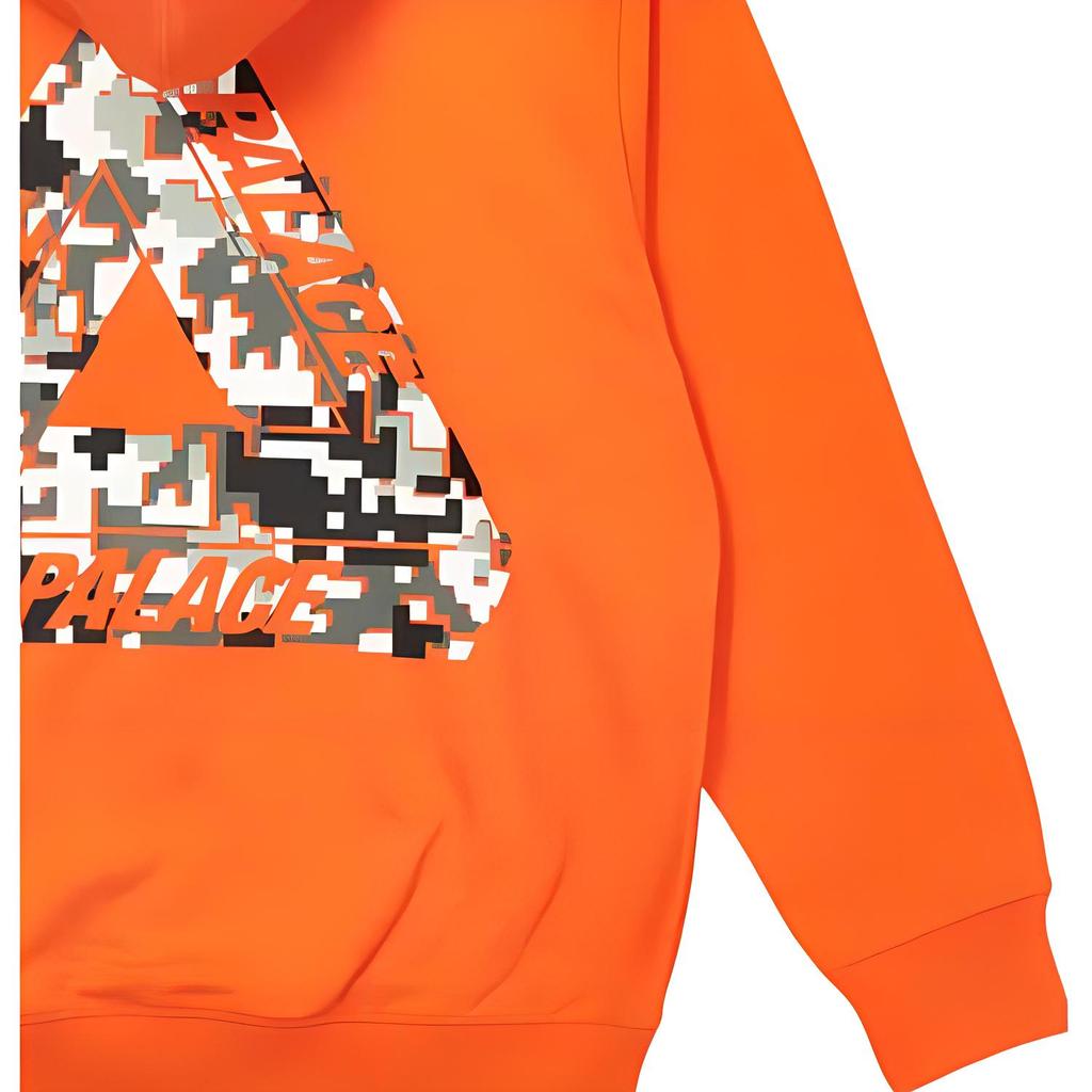 Palace Tri-Digi Hood Orange Men Tops P22HD073