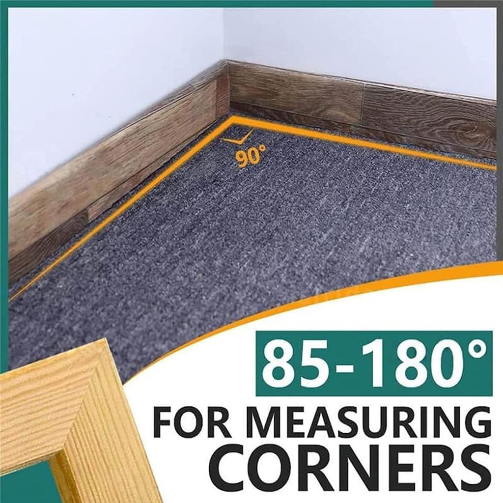 2 In 1 Mitre Measuring Cutting Tool Precise Miter Saw Protractor 85-180°Bevels Cutting Tool Miter Gauge Woodworking Tool