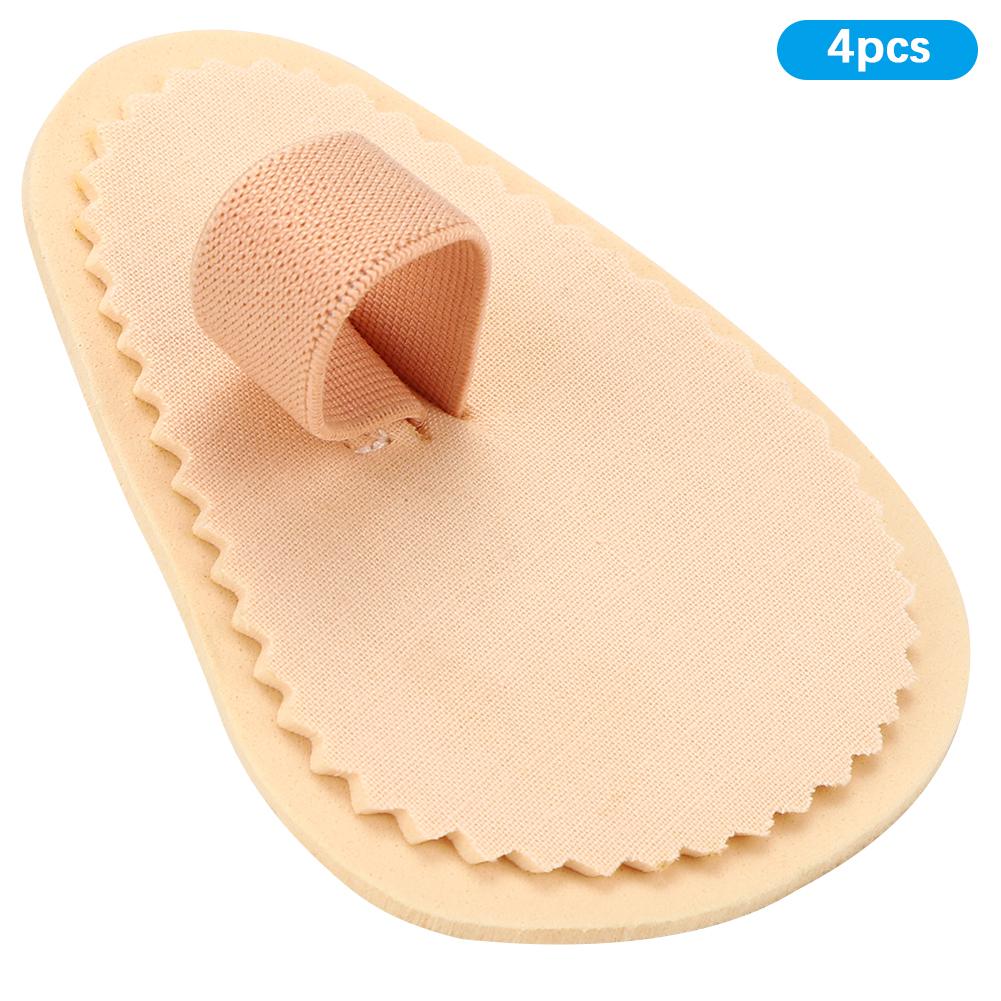 4pcs Toe Straightener Separators Protector Bunion Splint Corrector Toe Spacer Cover Guard1 Hole