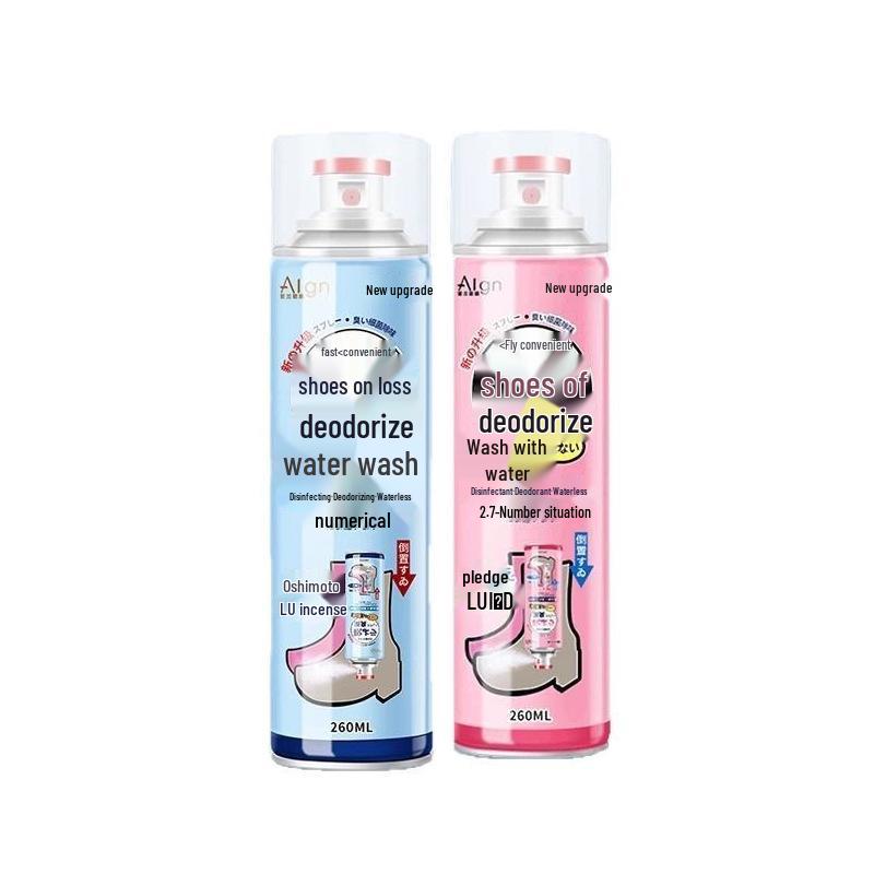 Спрей для усунення запаху взуття та шкарпеток: Освіжіть взуття, шафи та кросівки