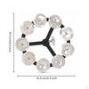 Cymbals HiHat Bell Compact Tambourine Copper with Metal Frame for