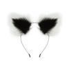 Plush Cat Ear Headband Durable Metal Hairband Versatile Design Hair Hoop Cosplay Props Hair Accessory