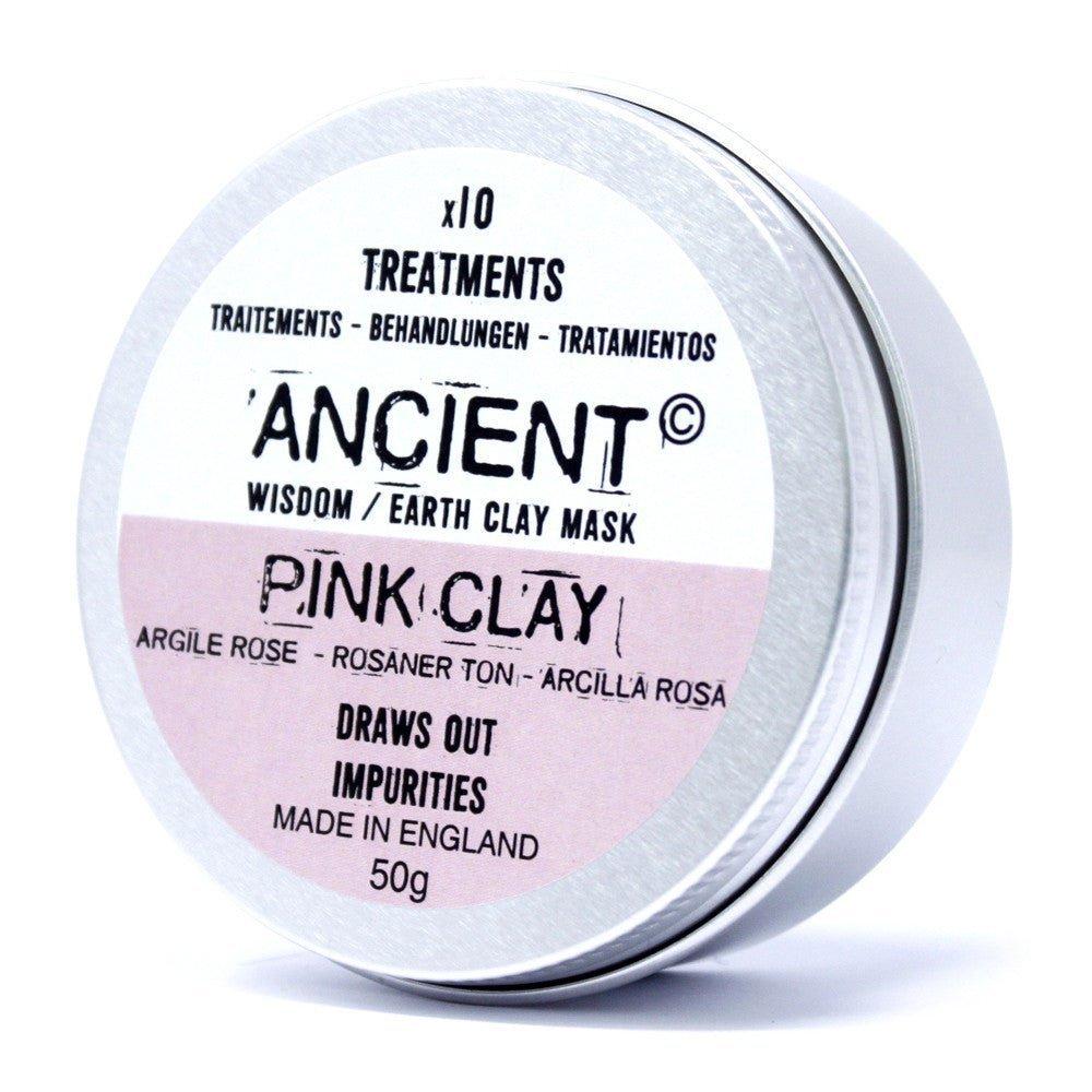 Pink Kaolin Clay Face Mask Powder 50g