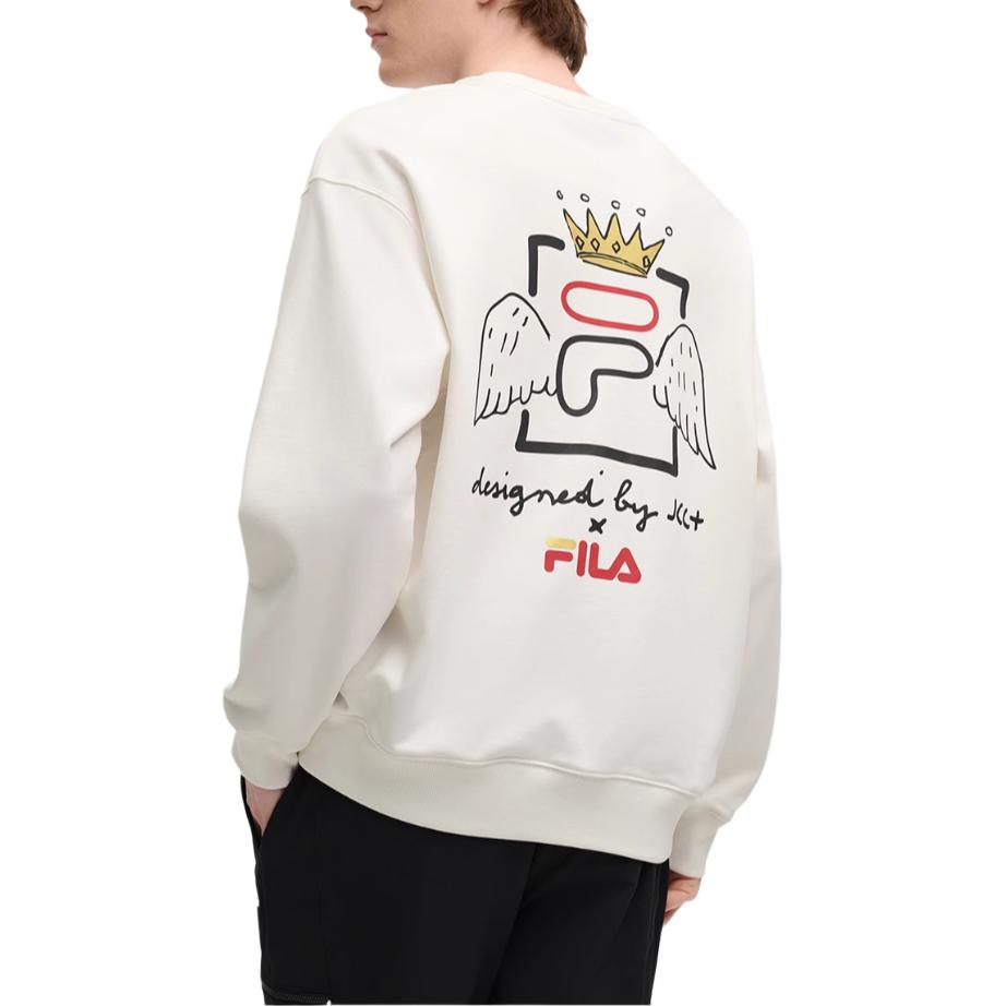 Men's Sweatshirt FILA ORIGINALE Sweatshirt Unisex Cloud White
