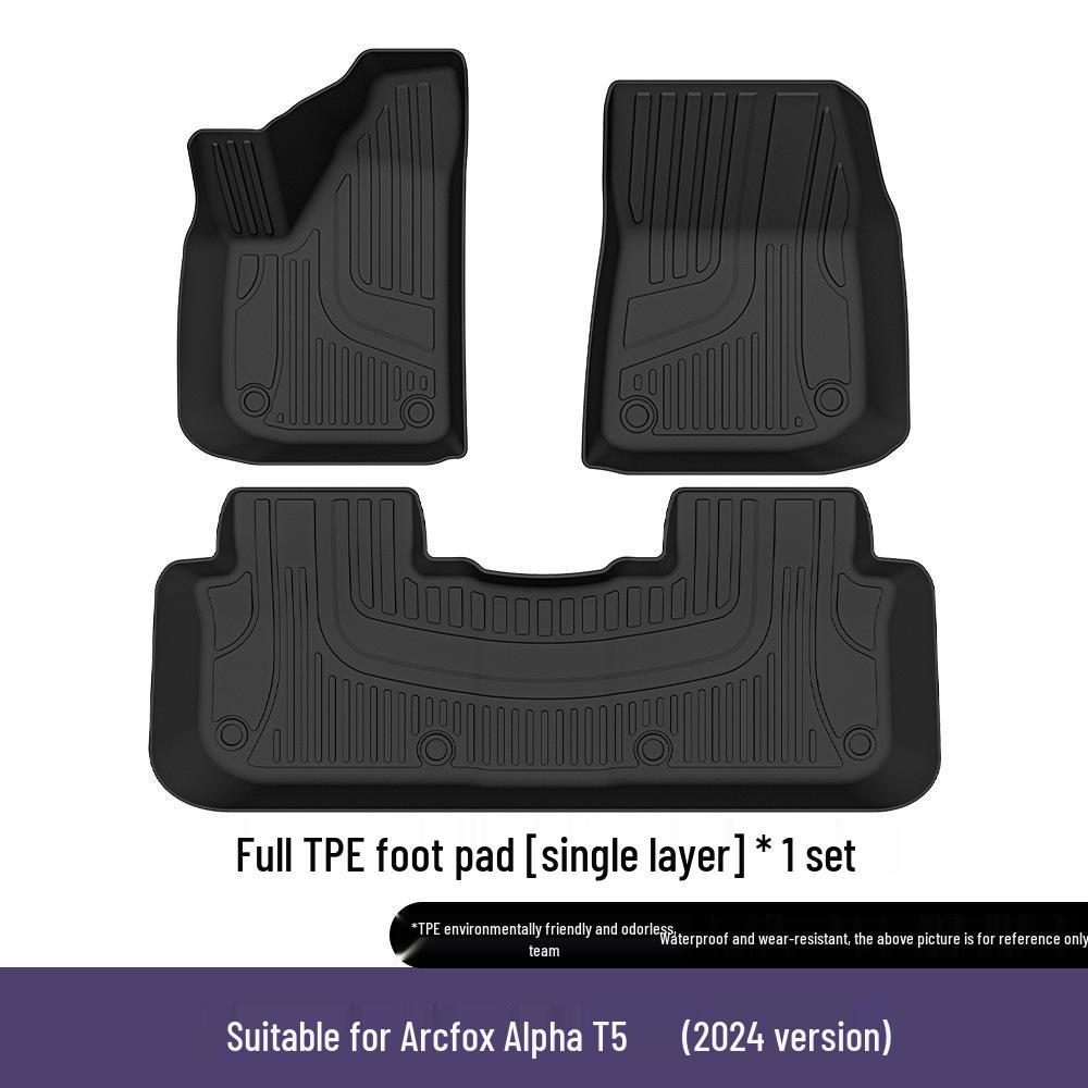 Polestar Alpha T Eco-Friendly TPE 3D All-Weather Car Floor Mats