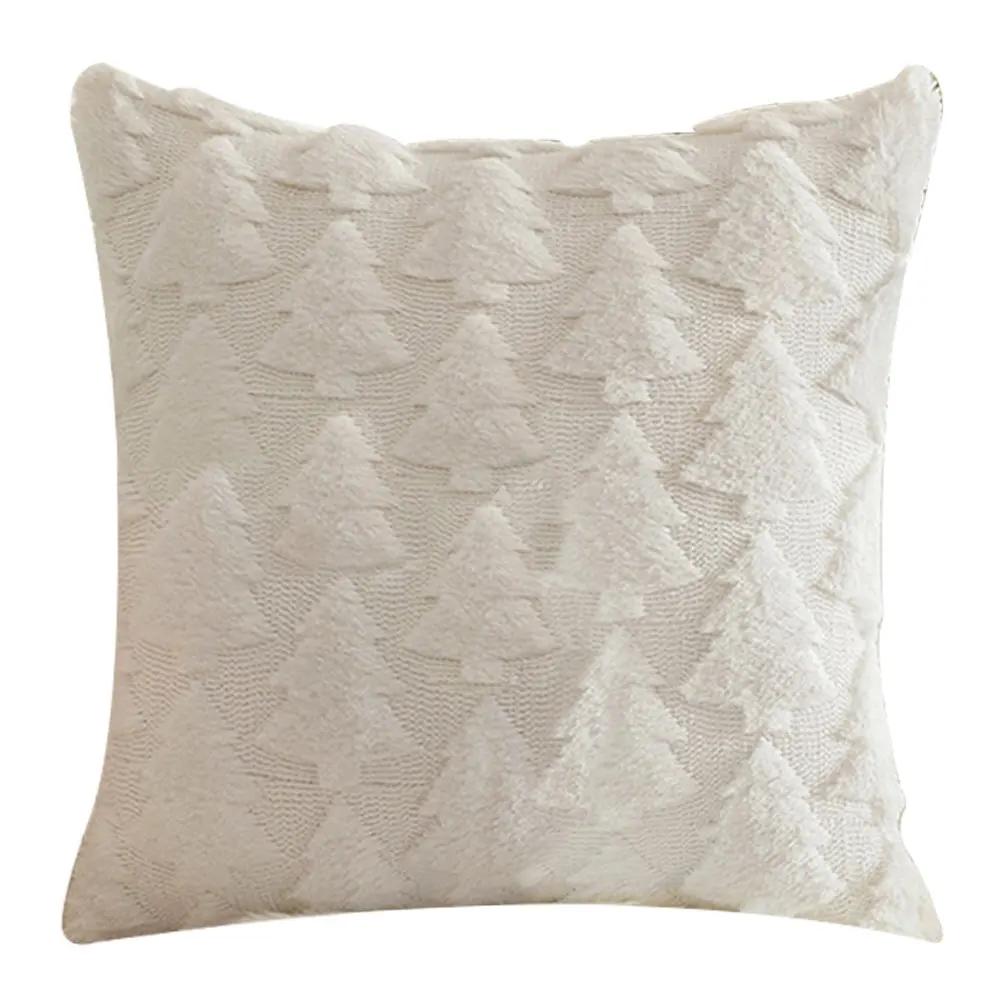 Christmas Pillow Covers Christmas Decor Soft Plush Pillowcase Couch Cushion Case Winter Holiday Decor For Home 45x45cm