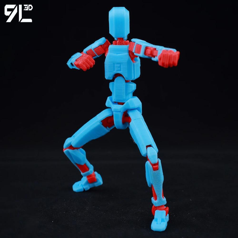 Dummy13 Lucky Puppets T13 Doll,Multiple Styling Combinations Robot Model,Cheap Holiday Gift,Cool Robot Doll Desktop Decoration