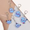 5 Stück Cartoon Huntrix Saja Jungen Derpy Tiger Acryl Schlüsselanhänger Ring Doppelseitiger Schlüsselanhänger Schmuck Dämonenjäger Liebe Geschenke