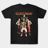 Men Black Print T-shirt Bay-City-Rollers No-Cut Transfer Paper Print Cotton Tshirt