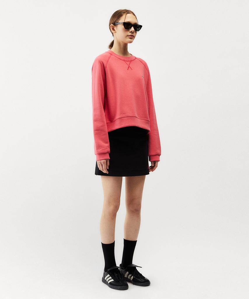 MAYOL Symbol Embroidered Mini Skirt_Black