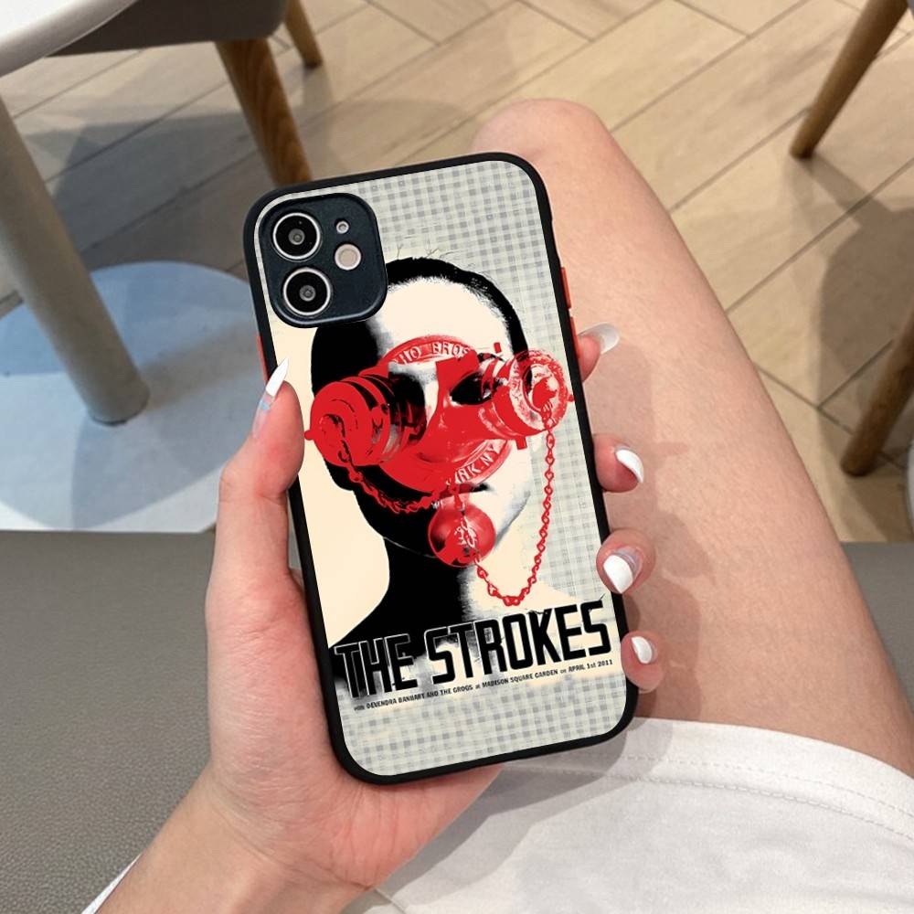Classic Famous Rock Band The S-strokes Phone Case For IPhone 14 11 12 13 Mini Pro Max Plus X XR XS MAX Translucent Matte Cover