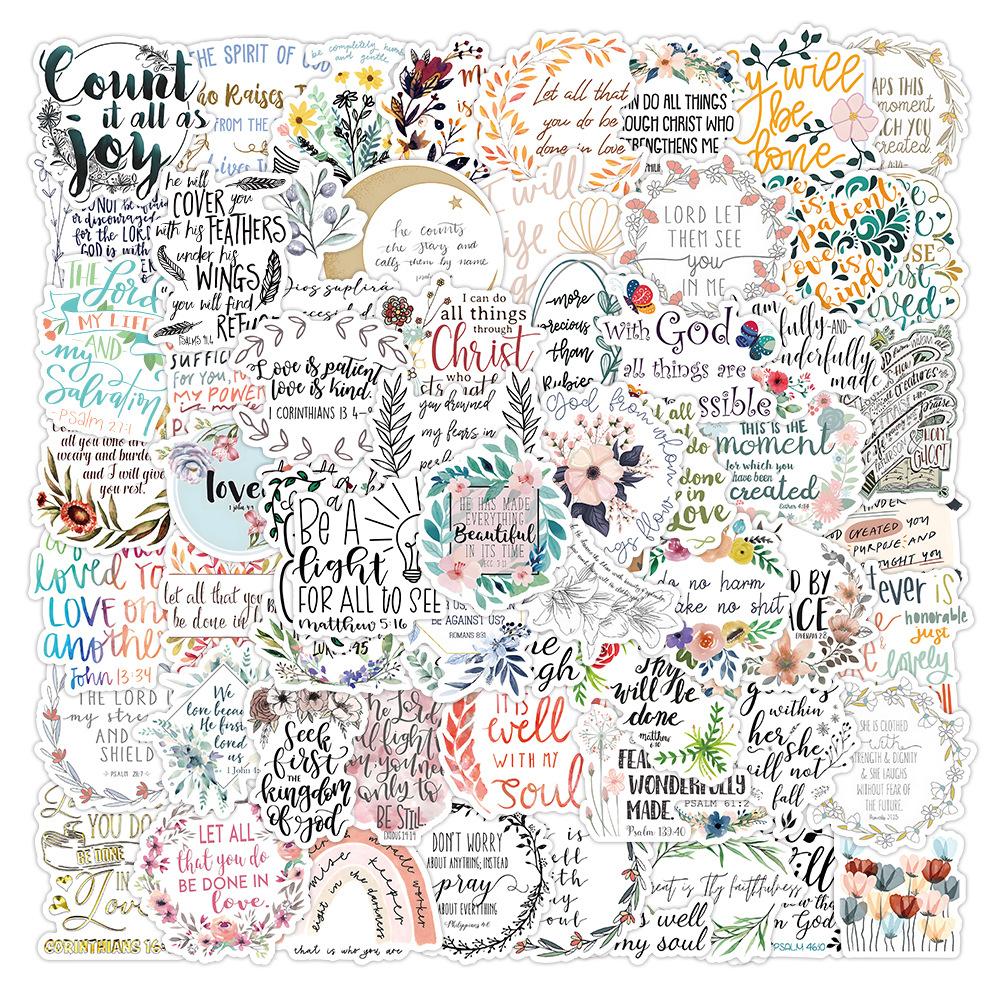 50/100PCS New Inspirational Classics Graffiti Stickers Wholesale Luggage Scooter Waterproof