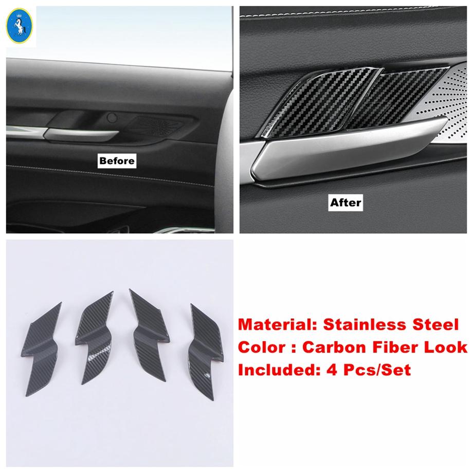 Auto AC Air Vent Outlet / Gear Shift / Glass Lift Button Panel Cover Trim For Haval H6 - 2024 Carbon Fiber Look Accessories
