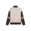 Li-Ning Sports Lifestyle Series Letter Embroidery Striped Detail Zipper Long Sleeve Sweater Unisex Sweater Multicolor AMBS185-1